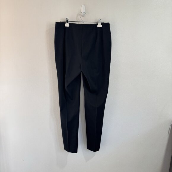 NWT Talbots Pants Trousers 10 Black Heritage Fit Straight Pleated Mid Rise - Picture 3 of 6